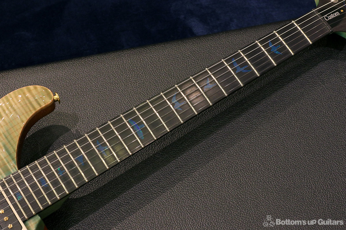 Paul Reed Smith(PRS) {BUG} Custom24 vividstone - bird Limited Edition - Blue Fade - 【特注限定生産モデル!】