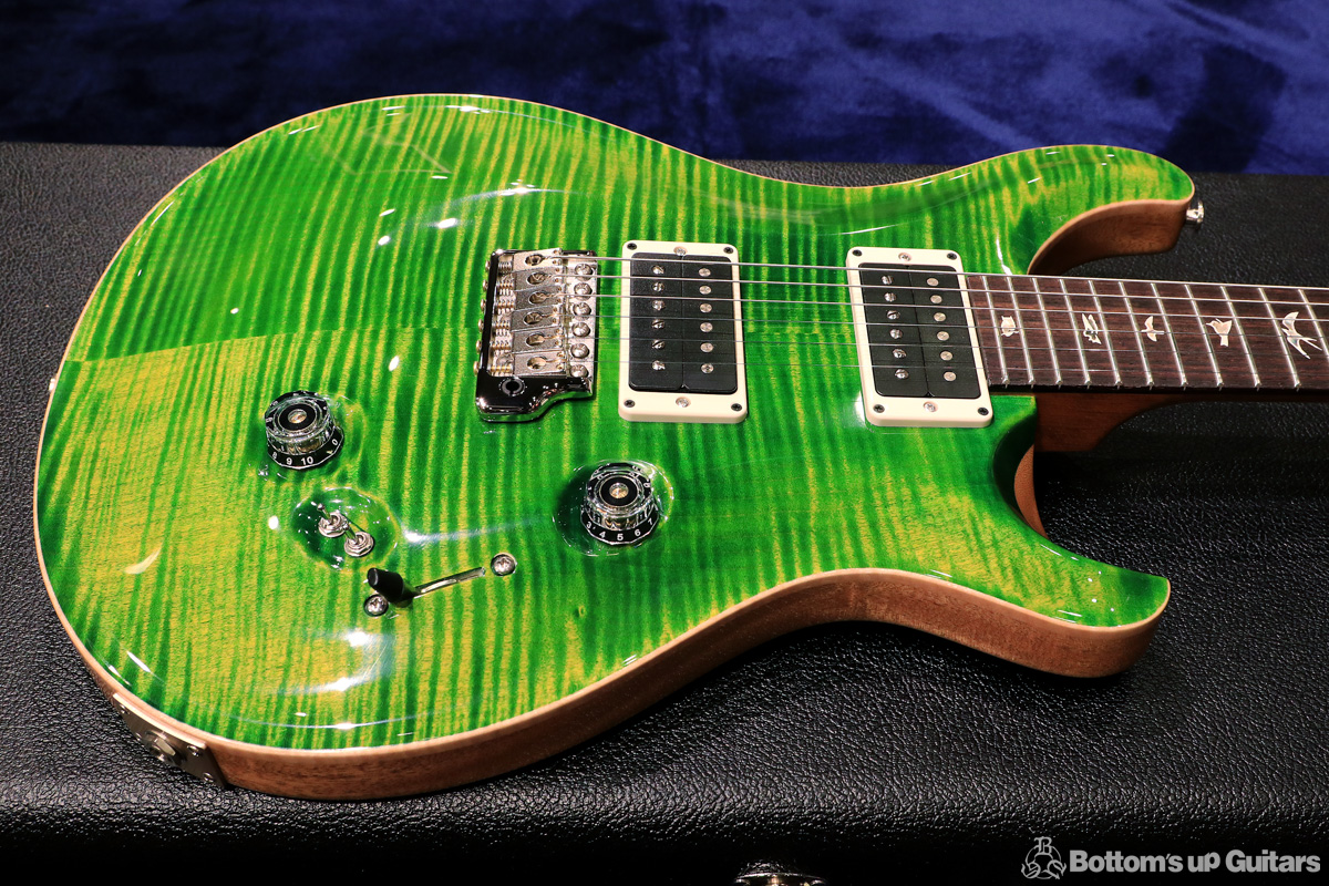 Paul Reed Smith(PRS)  {BUG} 2019 Custom24-08 - Emerald / Natural Back / レギュラーグリップ - 【B.U.G.厳選の一本!】