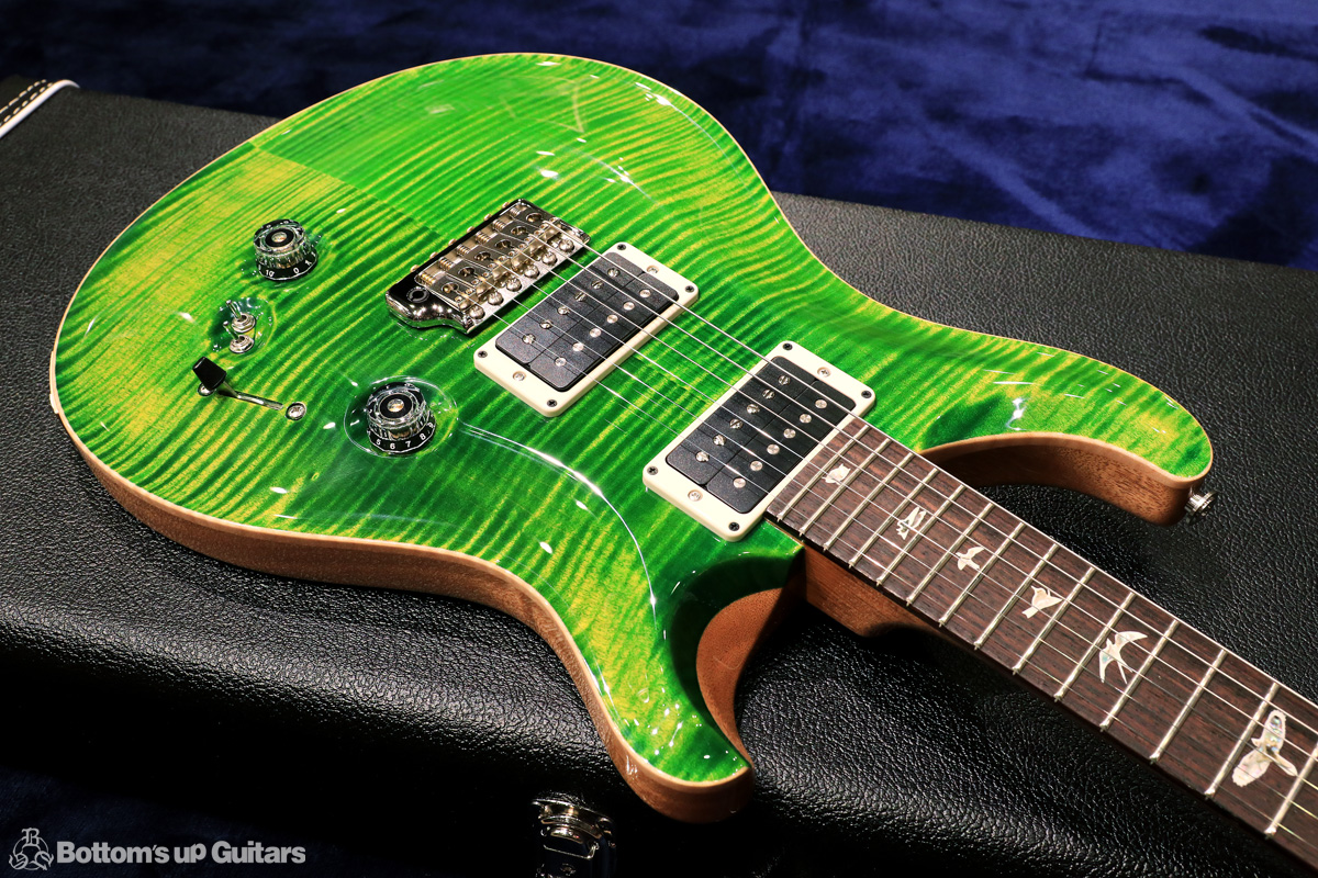 Paul Reed Smith(PRS)  {BUG} 2019 Custom24-08 - Emerald / Natural Back / レギュラーグリップ - 【B.U.G.厳選の一本!】