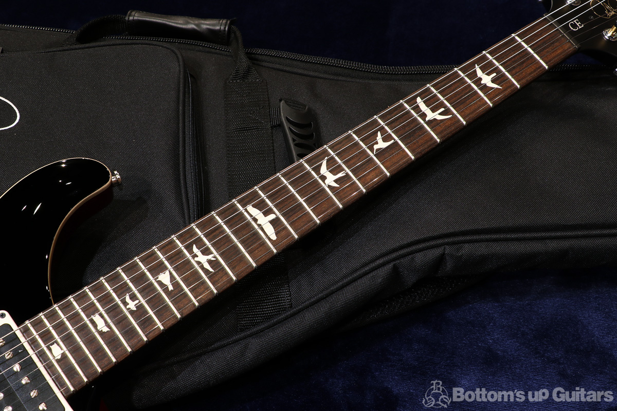 Paul Reed Smith(PRS) {BUG}  CE 24 - Black Top & Cherry Back - 【2020年SPEC / これ一本だけの超レアワンオフ品!】