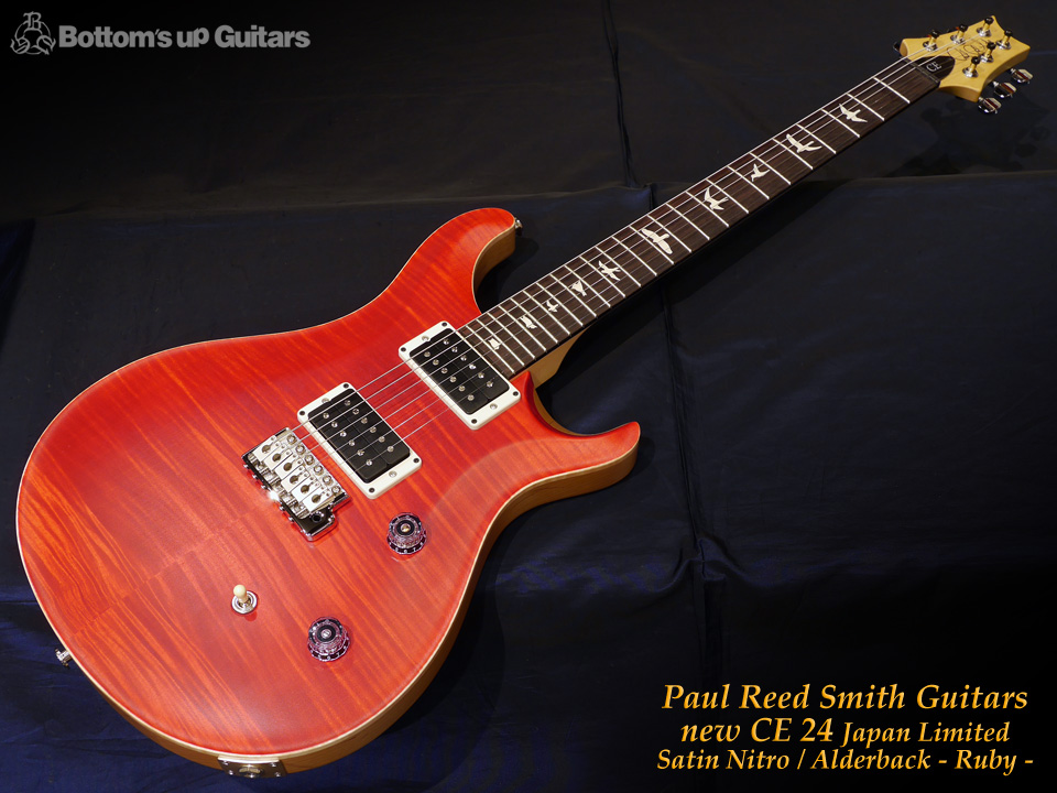 Paul Reed Smith PRS Japan Limited CE 24 Satin Nitro Finish Alder Back Ruby