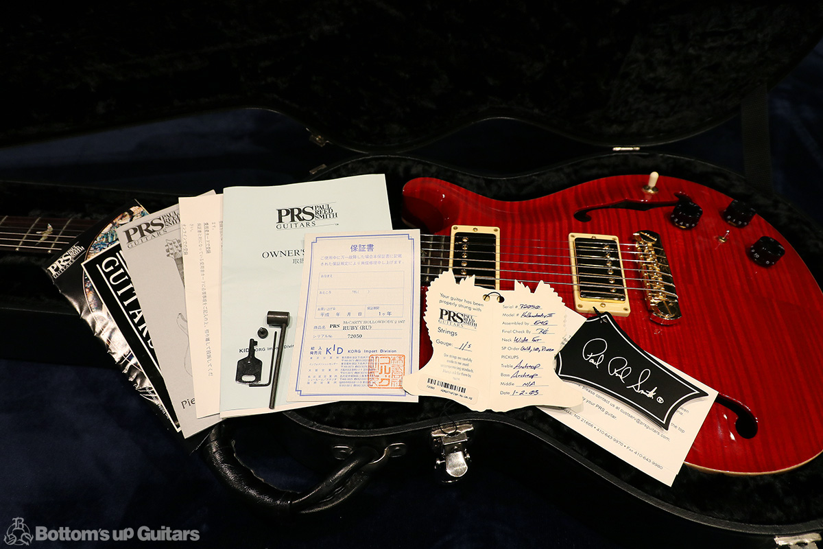 Paul Reed Smith 2002 Hollowbody II with Piezo 【NAMMショウモデル!!】- Ruby Finish-