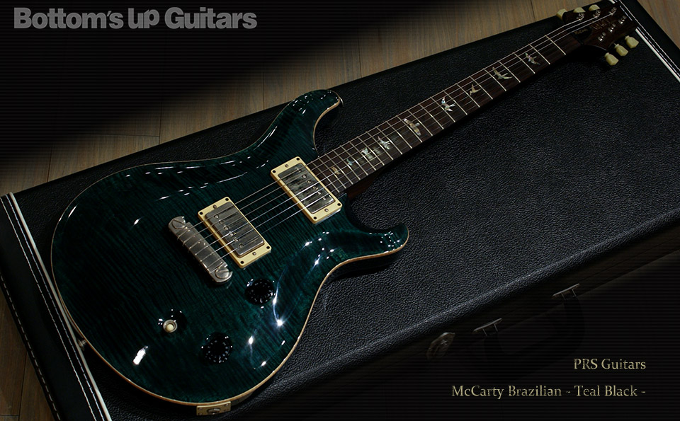 PRS McCarty Brazilian 2000 - Teal Black - Brazilian Rosewood Neck & Fingerboard