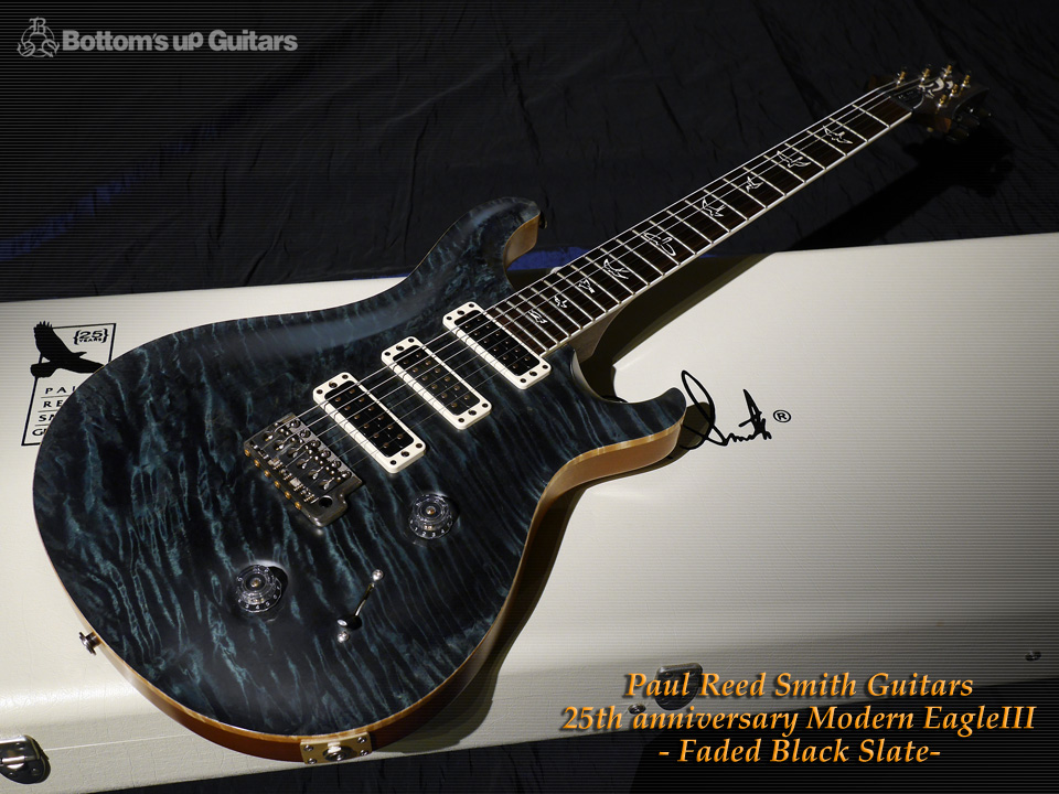 Paul Reed Smith PRS BUG 25th Anniversary Modern Eagle III - Smoked Black Slate - 希少 ワンピーストップ