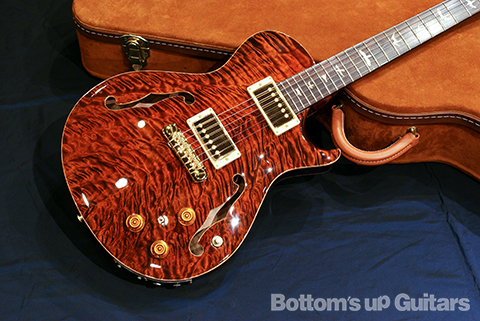 PRS Private Stock #1136 Singlecut Hollowbody II with Piezo -Burnt Orange-