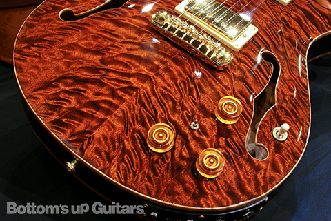 PRS Private Stock #1136 Singlecut Hollowbody II with Piezo -Burnt Orange-