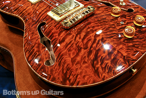 PRS Private Stock #1136 Singlecut Hollowbody II with Piezo -Burnt Orange-