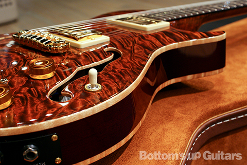 PRS Private Stock #1136 Singlecut Hollowbody II with Piezo -Burnt Orange-