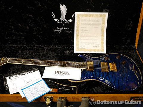 Paul Reed Smith PRS PS#1342 Private Stock 10th Anniversary Custom24 BRW neck BZF Aquamarine Burst ハカランダ Brazilian プライベートストック