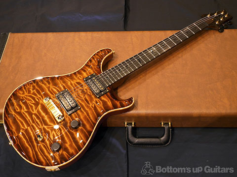 PRS Private Stock McCarty Quilt with Pinkheart Abalone purflings