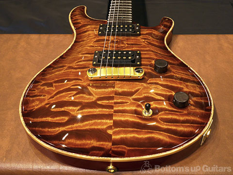 PRS Private Stock McCarty Quilt with Pinkheart Abalone purflings