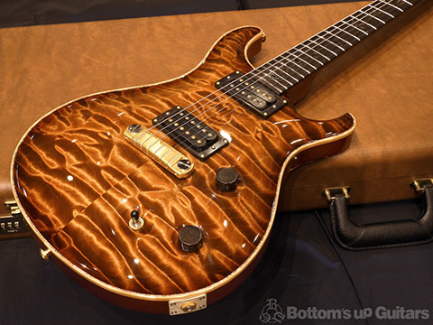 PRS Private Stock McCarty Quilt with Pinkheart Abalone purflings