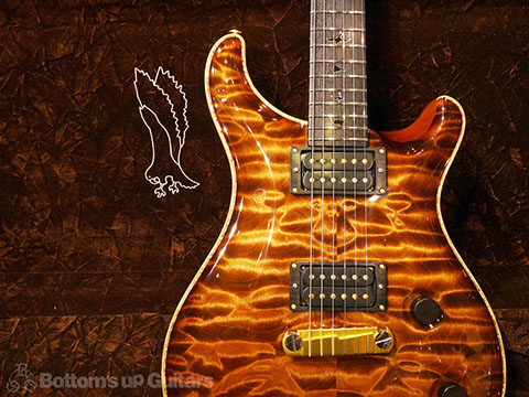 PRS Private Stock McCarty Quilt with Pinkheart Abalone purflings