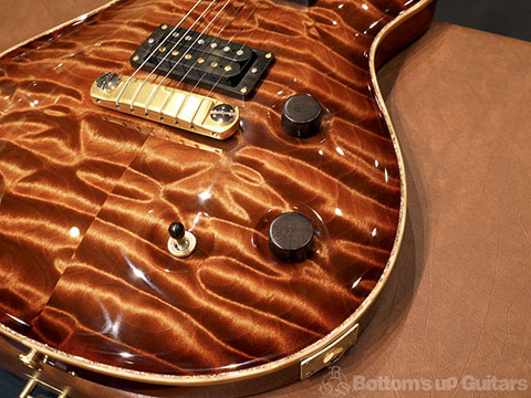 PRS Private Stock McCarty Quilt with Pinkheart Abalone purflings