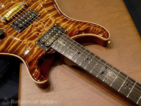 PRS Private Stock McCarty Quilt with Pinkheart Abalone purflings