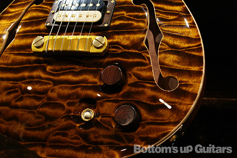 PRS Private Stock #3025 Custom 22 Mandolin Semi-Hollow BZF - Burnt Gold -