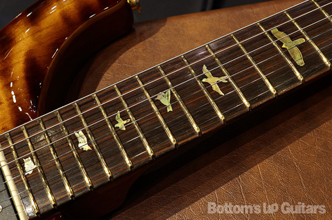 PRS PS Signature Limited Edition Semi-Hollow Curly Redwood Onepiece Quilt Maple Fiddleback Mahogany