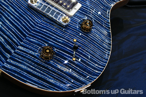 PRS Private Stock Studio Semi-Hollow - Steel Blue - Madagascar Rosewood Neck NAMM 2012