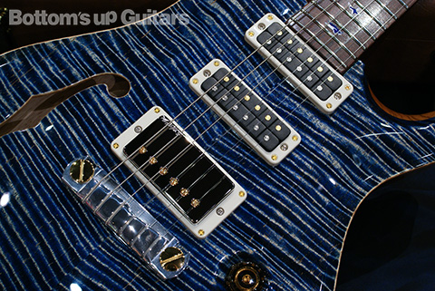 PRS Private Stock Studio Semi-Hollow - Steel Blue - Madagascar Rosewood Neck NAMM 2012