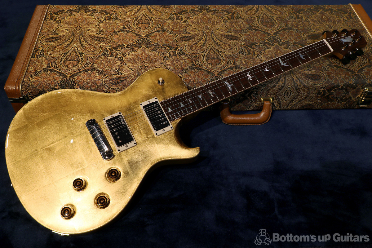 Paul Reed Smith(PRS) {BUG} PS#6563 24fret McCarty Singlecut Gold Leaf サンタナ ご本人 同一仕様  1 of 3 Carlos Santana 金箔 総金箔 純金箔 ゴールドリーフ 24フレット プライベートストック 