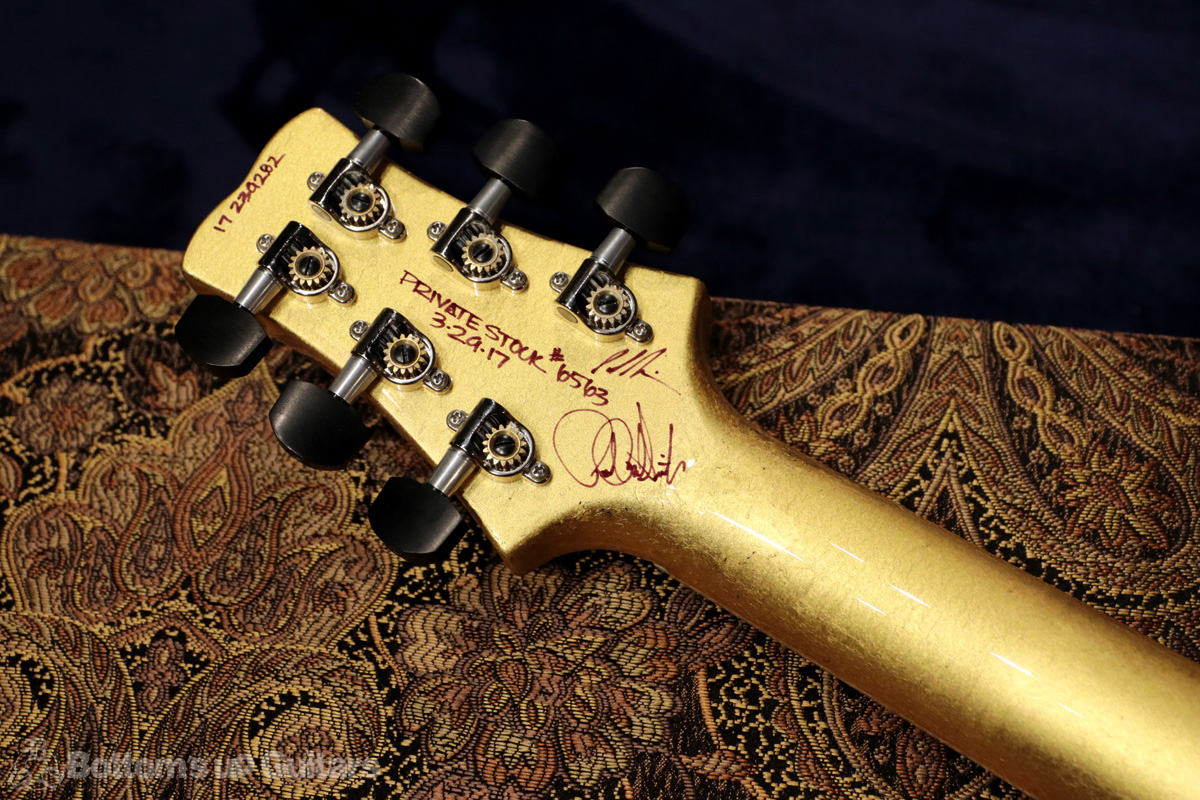 Paul Reed Smith(PRS) {BUG} PS#6563 24fret McCarty Singlecut - Gold Leaf - 『サンタナご本人同一仕様』1 of 3 Carlos Santana 金箔 総金箔 純金箔 ゴールドリーフ 24フレット プライベートストック