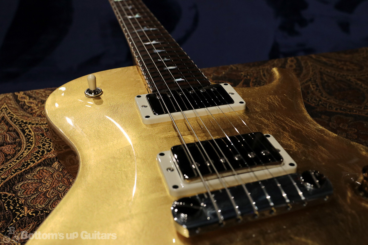 Paul Reed Smith(PRS) {BUG} PS#6563 24fret McCarty Singlecut - Gold Leaf - 『サンタナご本人同一仕様』1 of 3 Carlos Santana 金箔 総金箔 純金箔 ゴールドリーフ 24フレット プライベートストック