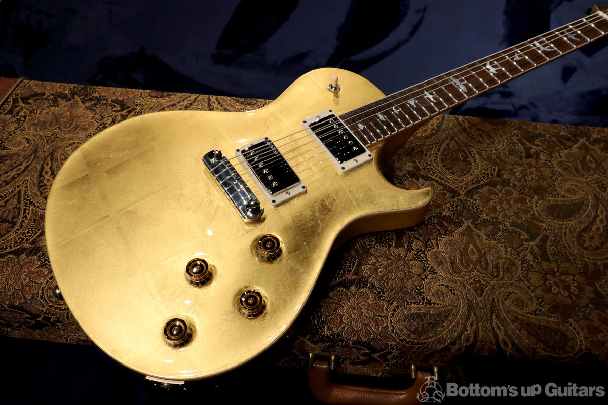 Paul Reed Smith(PRS) {BUG} PS#6563 24fret McCarty Singlecut - Gold Leaf - 『サンタナご本人同一仕様』1 of 3 Carlos Santana 金箔 総金箔 純金箔 ゴールドリーフ 24フレット プライベートストック