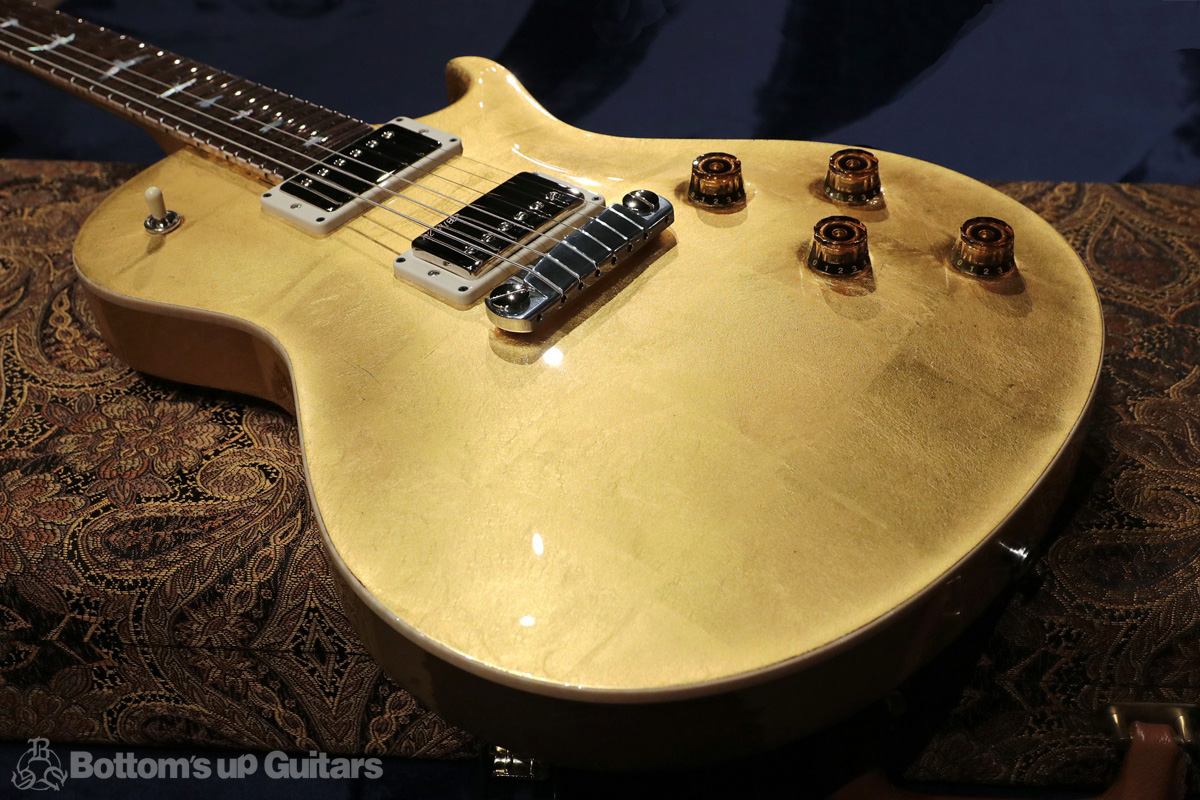 Paul Reed Smith(PRS) {BUG} PS#6563 24fret McCarty Singlecut - Gold Leaf - 『サンタナご本人同一仕様』1 of 3 Carlos Santana 金箔 総金箔 純金箔 ゴールドリーフ 24フレット プライベートストック