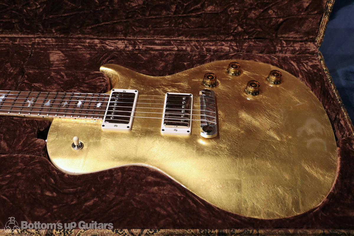 Paul Reed Smith(PRS) {BUG} PS#6563 24fret McCarty Singlecut - Gold Leaf - 『サンタナご本人同一仕様』1 of 3 Carlos Santana 金箔 総金箔 純金箔 ゴールドリーフ 24フレット プライベートストック