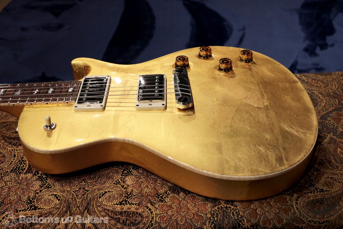 Paul Reed Smith(PRS) {BUG} PS#6563 24fret McCarty Singlecut - Gold Leaf - 『サンタナご本人同一仕様』1 of 3 Carlos Santana 金箔 総金箔 純金箔 ゴールドリーフ 24フレット プライベートストック