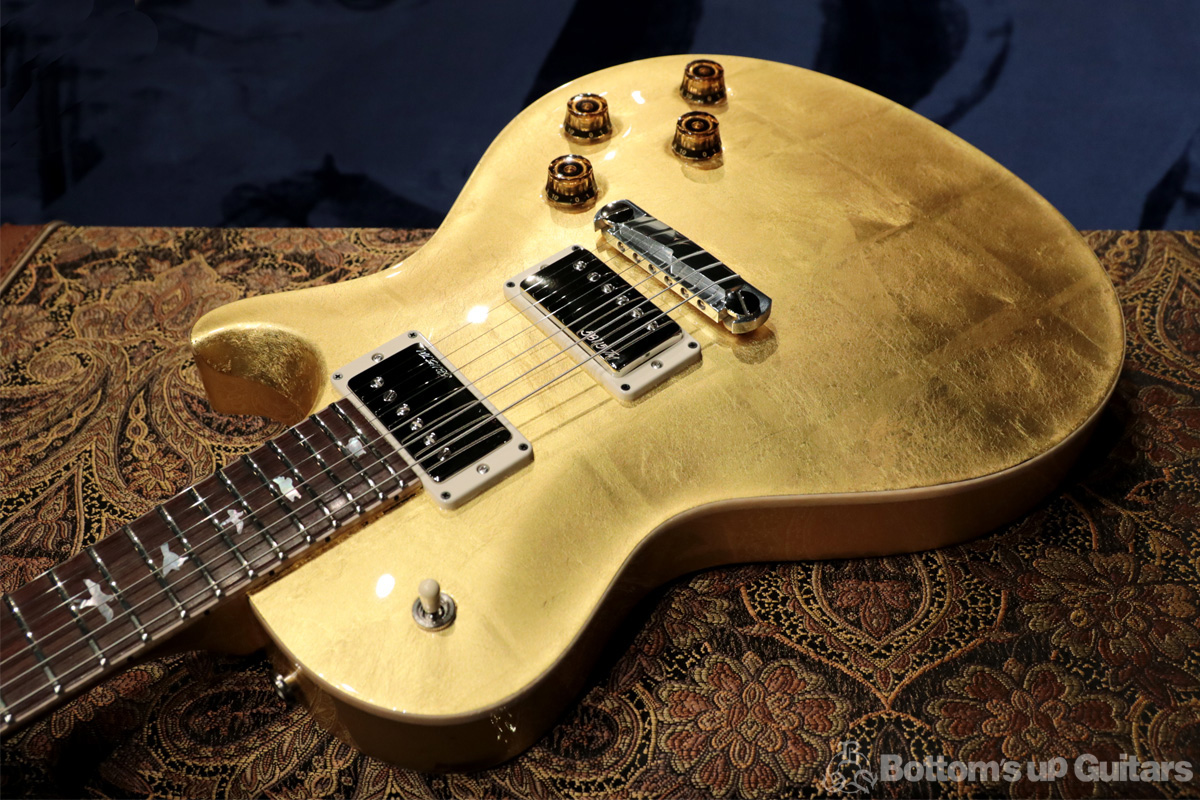 Paul Reed Smith(PRS) {BUG} PS#6563 24fret McCarty Singlecut - Gold Leaf - 『サンタナご本人同一仕様』1 of 3 Carlos Santana 金箔 総金箔 純金箔 ゴールドリーフ 24フレット プライベートストック