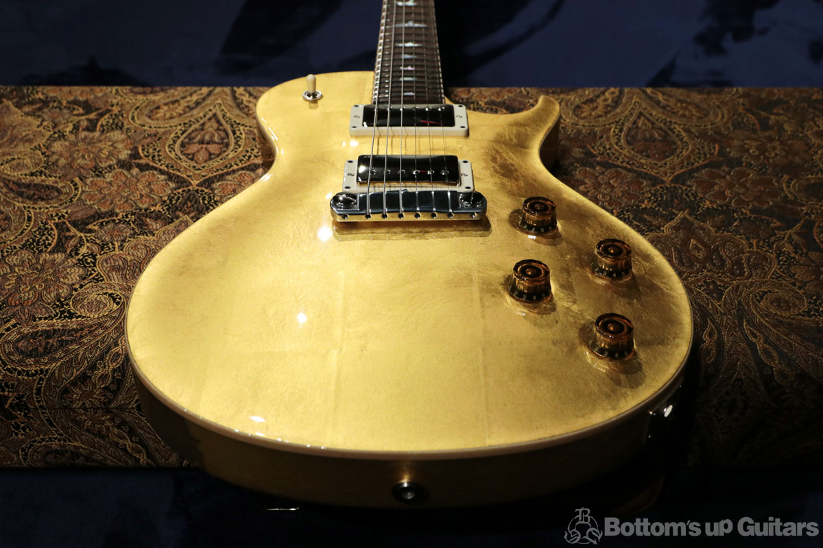 Paul Reed Smith(PRS) {BUG} PS#6563 24fret McCarty Singlecut - Gold Leaf - 『サンタナご本人同一仕様』1 of 3 Carlos Santana 金箔 総金箔 純金箔 ゴールドリーフ 24フレット プライベートストック