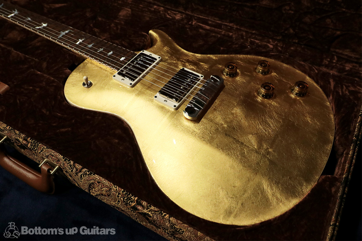 Paul Reed Smith(PRS) {BUG} PS#6563 24fret McCarty Singlecut - Gold Leaf - 『サンタナご本人同一仕様』1 of 3 Carlos Santana 金箔 総金箔 純金箔 ゴールドリーフ 24フレット プライベートストック