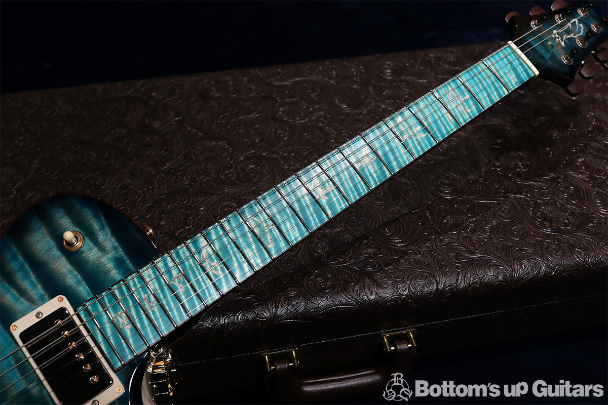 PRS PS76xx Singlecut McCarty 594 - Faded Turquoise Smoked Burst - プライベートストック マッカーティ594 シングルカット