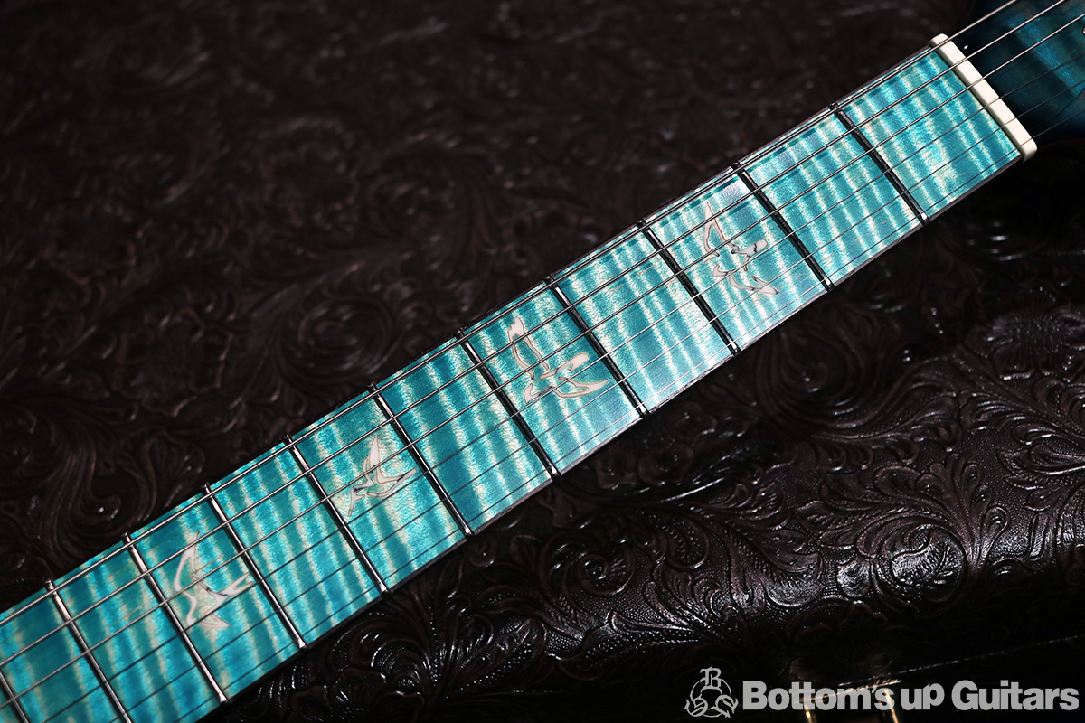 PRS PS76xx Singlecut McCarty 594 - Faded Turquoise Smoked Burst - プライベートストック マッカーティ594 シングルカット