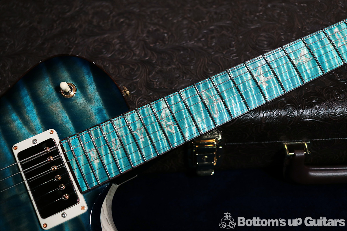 PRS PS76xx Singlecut McCarty 594 - Faded Turquoise Smoked Burst - プライベートストック マッカーティ594 シングルカット