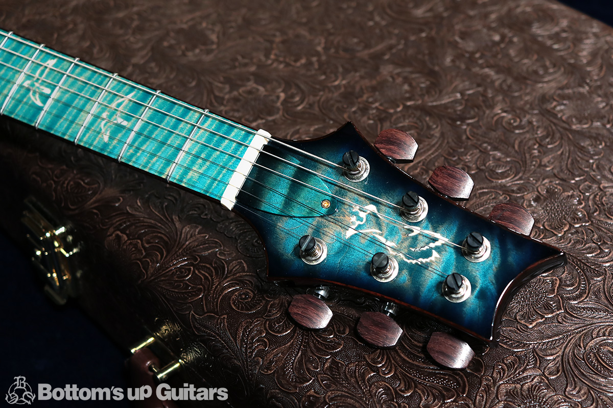 PRS PS76xx Singlecut McCarty 594 - Faded Turquoise Smoked Burst - プライベートストック マッカーティ594 シングルカット