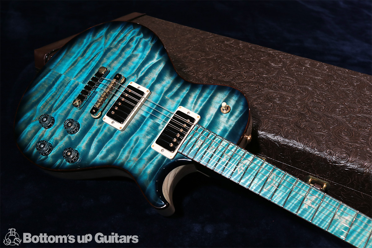 PRS PS76xx Singlecut McCarty 594 - Faded Turquoise Smoked Burst - プライベートストック マッカーティ594 シングルカット