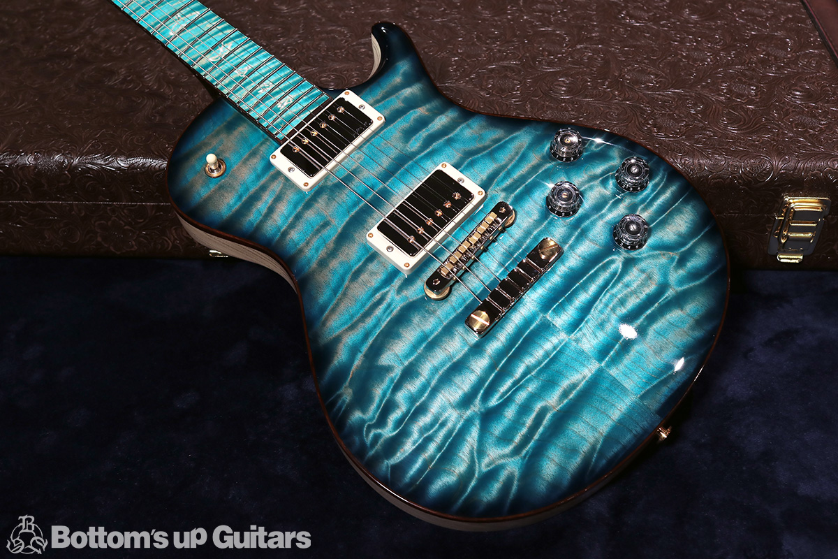 PRS PS76xx Singlecut McCarty 594 - Faded Turquoise Smoked Burst - プライベートストック マッカーティ594 シングルカット