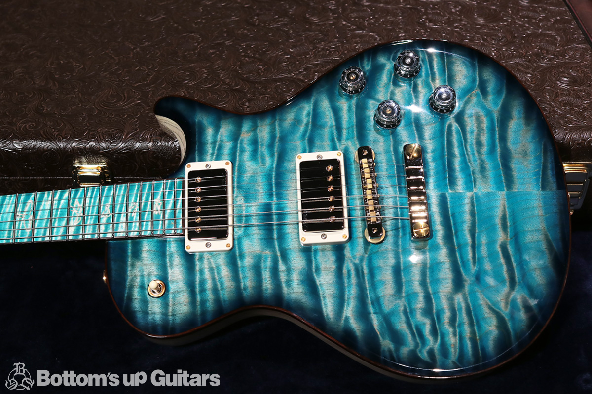 PRS PS76xx Singlecut McCarty 594 - Faded Turquoise Smoked Burst - プライベートストック マッカーティ594 シングルカット