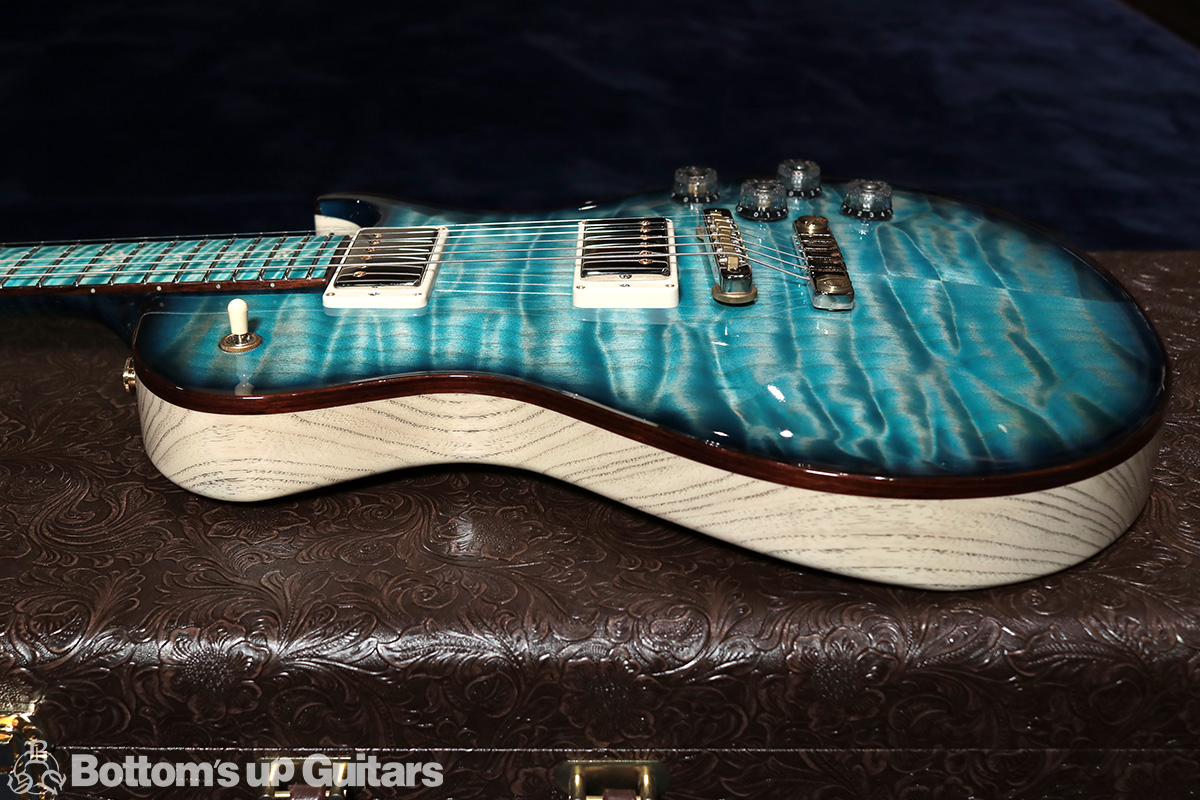 PRS PS76xx Singlecut McCarty 594 - Faded Turquoise Smoked Burst - プライベートストック マッカーティ594 シングルカット