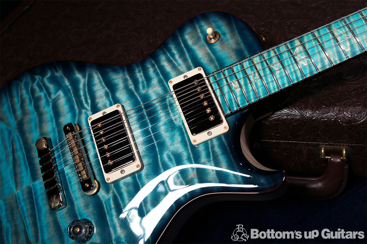 PRS PS76xx Singlecut McCarty 594 - Faded Turquoise Smoked Burst - プライベートストック マッカーティ594 シングルカット