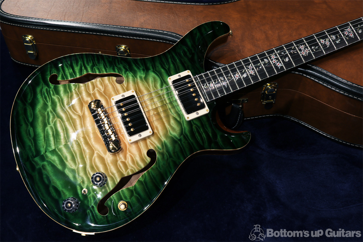 Paul Reed Smith(PRS) {BUG} PS#8465 B.U.G.15th Anniversary Limited Edition Hollowbody II Modern Tree of Life Vanda Glow プライベートストック ローズネック ツリー・オブ・ライフ ホロウボディ