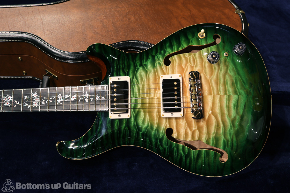 Paul Reed Smith(PRS) {BUG} PS#8465 B.U.G.15th Anniversary Limited Edition Hollowbody II Modern Tree of Life Vanda Glow プライベートストック ローズネック ツリー・オブ・ライフ ホロウボディ