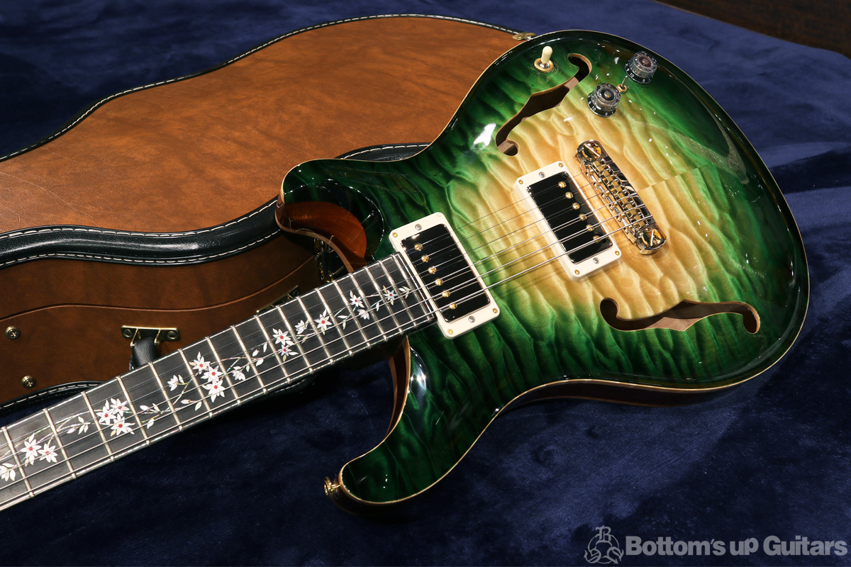 Paul Reed Smith(PRS) {BUG} PS#8465 B.U.G.15th Anniversary Limited Edition Hollowbody II Modern Tree of Life Vanda Glow プライベートストック ローズネック ツリー・オブ・ライフ ホロウボディ