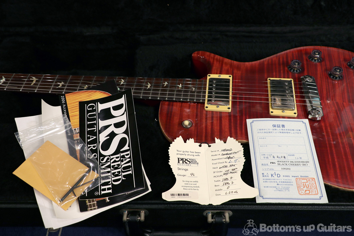 Paul Reed Smith (PRS) {BUG} 2006年製 20th Anniversary Singlecut 10top - Black Cherry - 【オリジナルスペック】