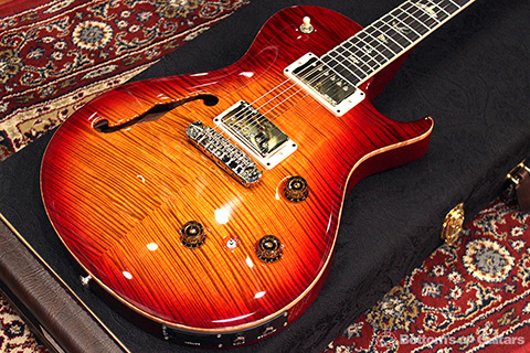 PRS P245 SemiHollow Artist Package 2016 NAMM MODEL Dark Cherry Sunburst Piezo DCS Champion Sample Limited 限定