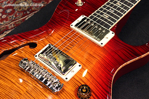 PRS P245 SemiHollow Artist Package 2016 NAMM MODEL Dark Cherry Sunburst Piezo DCS Champion Sample Limited 限定