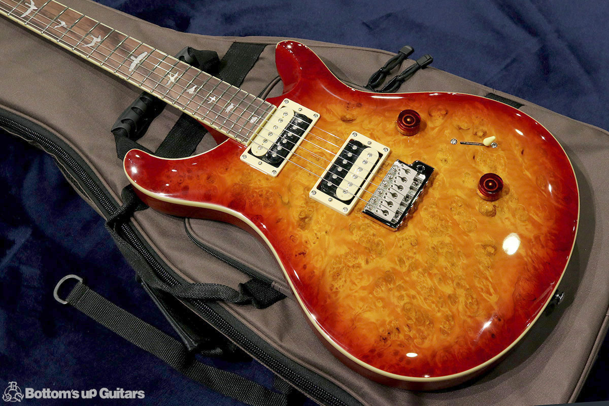  Paul Reed Smith  2019 SE Custom  SE Custom 24 Laurel Burl Limited 【アンティーク家具のようなバールトップの限定モデル!】  