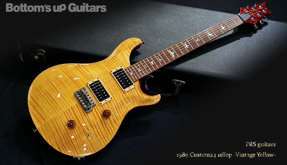 PRS Custom 24 Vintage Yellow 10top